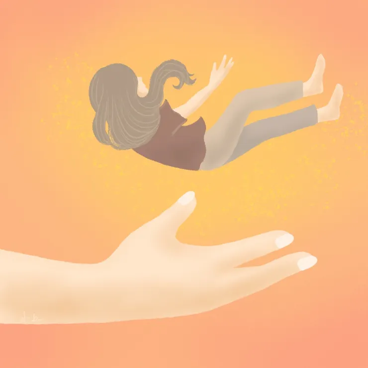 謝謝那些曾經接住過我的人，讓我不會持續墜落