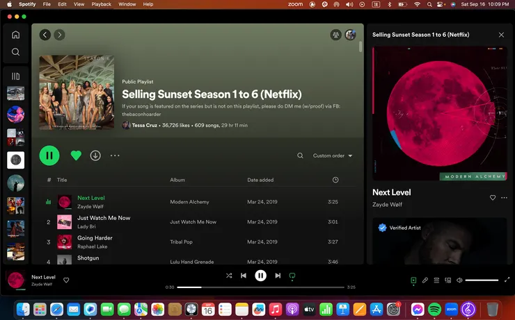 Spotify 還可以找到影集的系列音樂