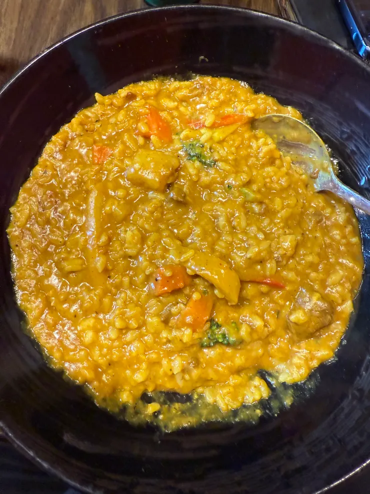 2025/12/02 午餐 - 咖哩牛肉燉飯