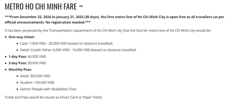 資料來源:https://www.metrohochiminh.com/fare