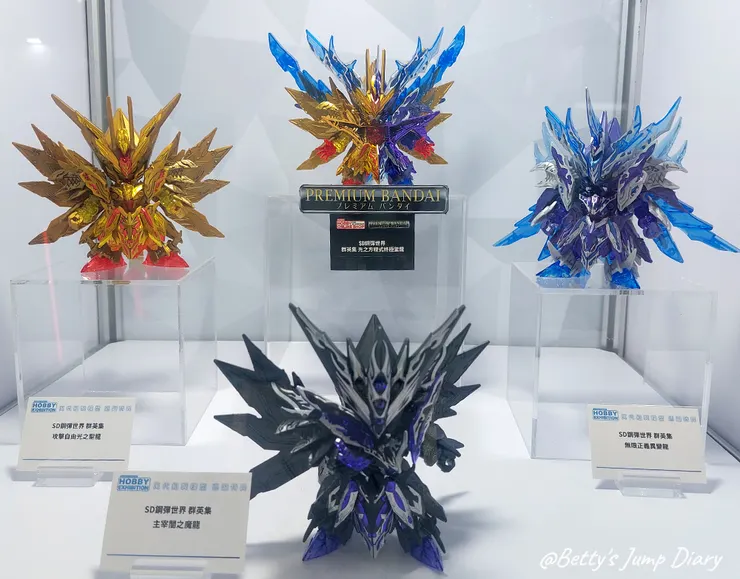 ▲2023萬代組裝模型巡迴特展-台中場/圖片來源:Betty's Jump Diary