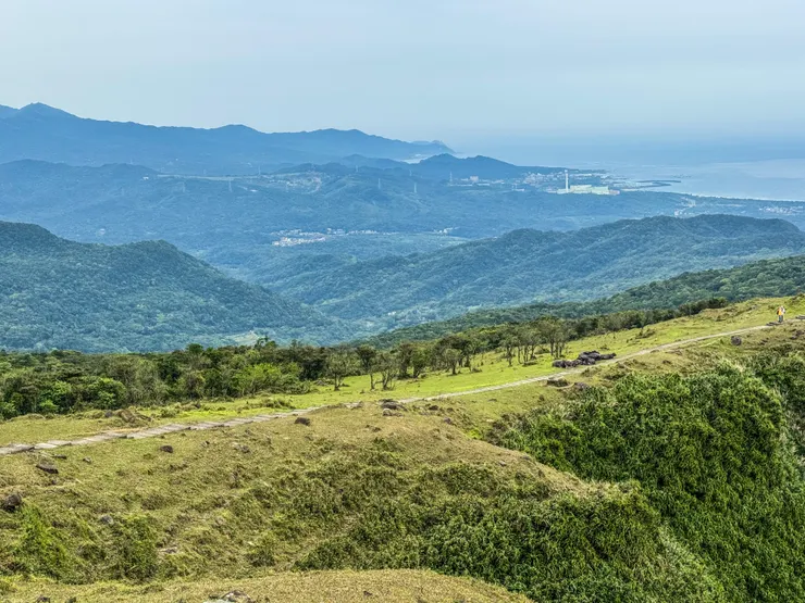 躺在路旁的牛群們～～～～～（呼喊中）大片大片的草皮請用力吃！！這裡的風景就交給我來賞！！