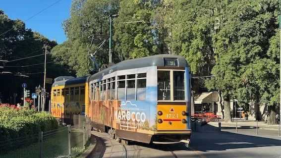 義大利米蘭的市區電車