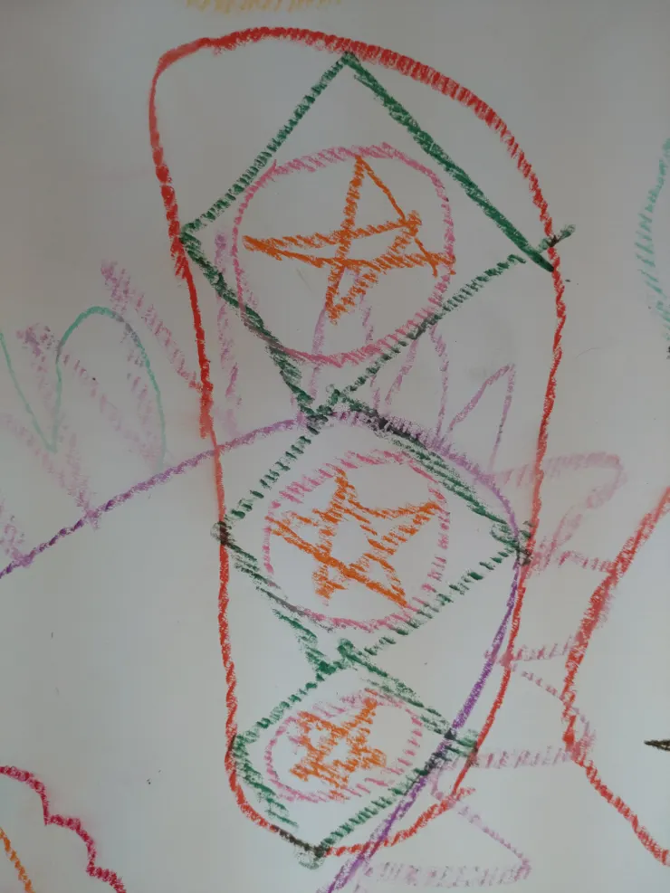 忘記橘框是誰的腳了