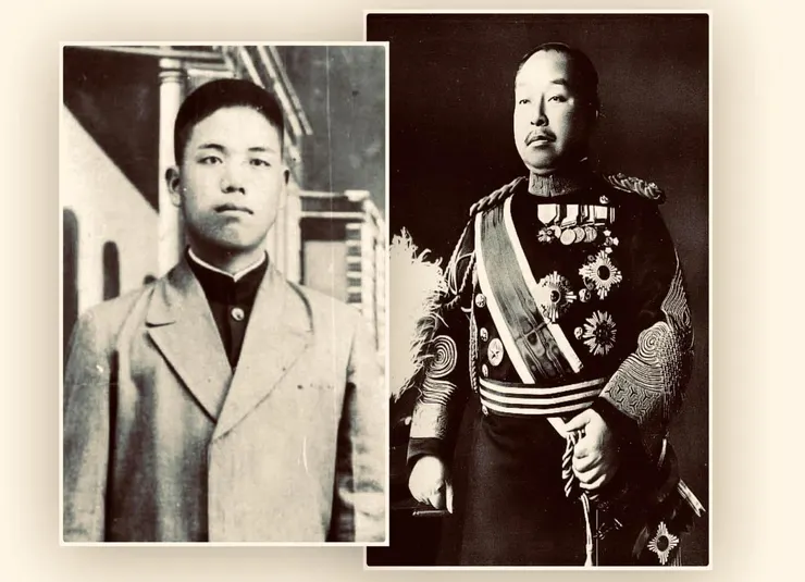 左為趙明河，右為被刺殺的親王。