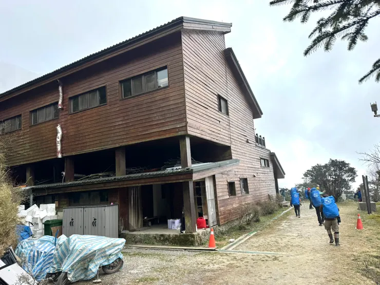 天池山莊─號稱臺灣登山路線上最高級的山屋。