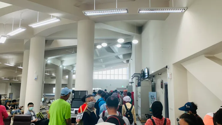 反正這時間抵達，大家都是要上船的。