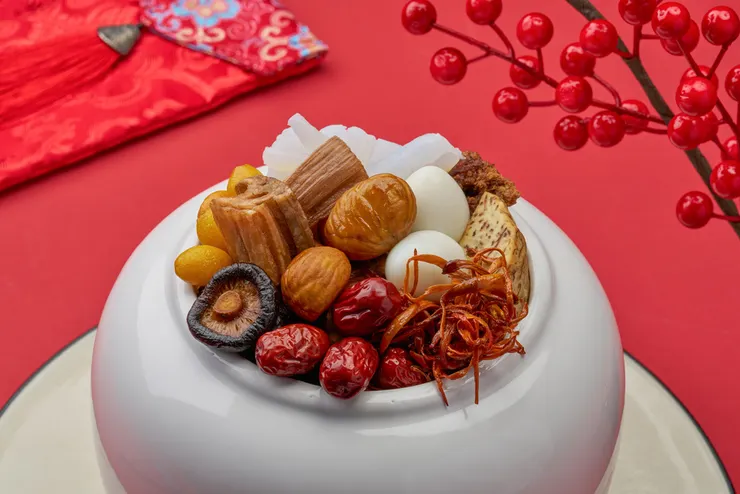 高雄素食年菜吃出年節好心情！仙桃素蔬食年菜組│經典美味有新意