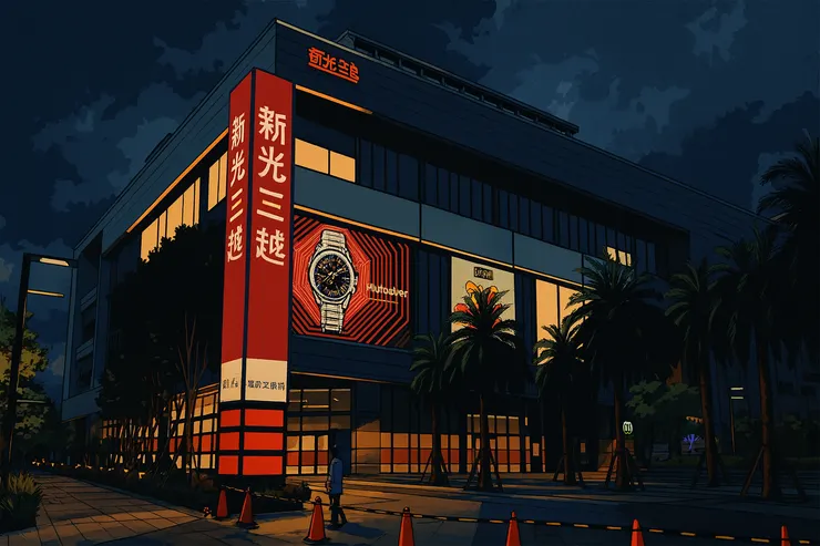 老台南人青春記憶「東帝士百貨」原址的嶄新商場，由南山台南廣場打造、新光三越承租4層樓，商場面積達1.1萬坪