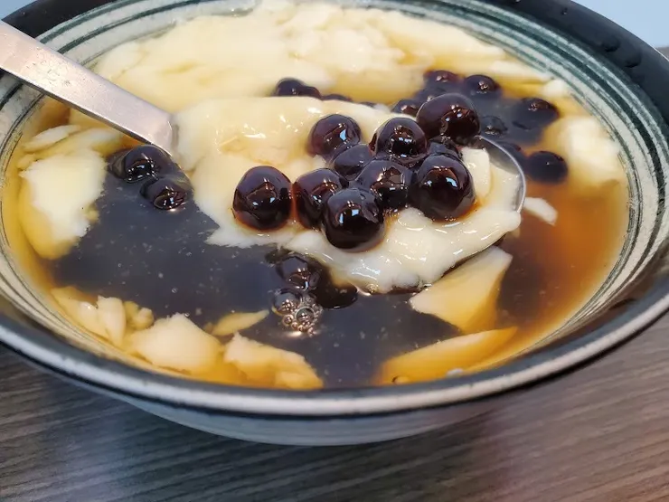 美味的紅豆豆花（圖片截圖於網路）