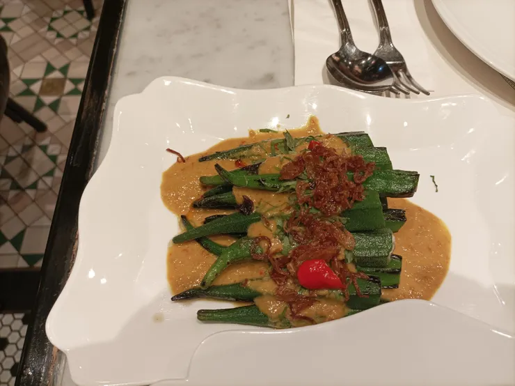 秋葵，個醬汁甜甜哋