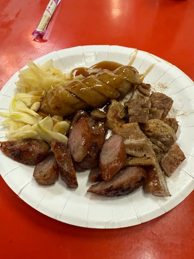 蒜片、薑片都可以加