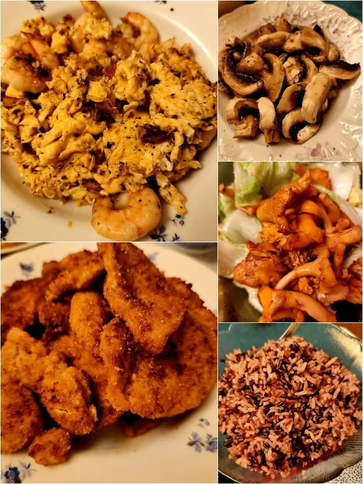 【在華沙豐盛的中式晚餐】